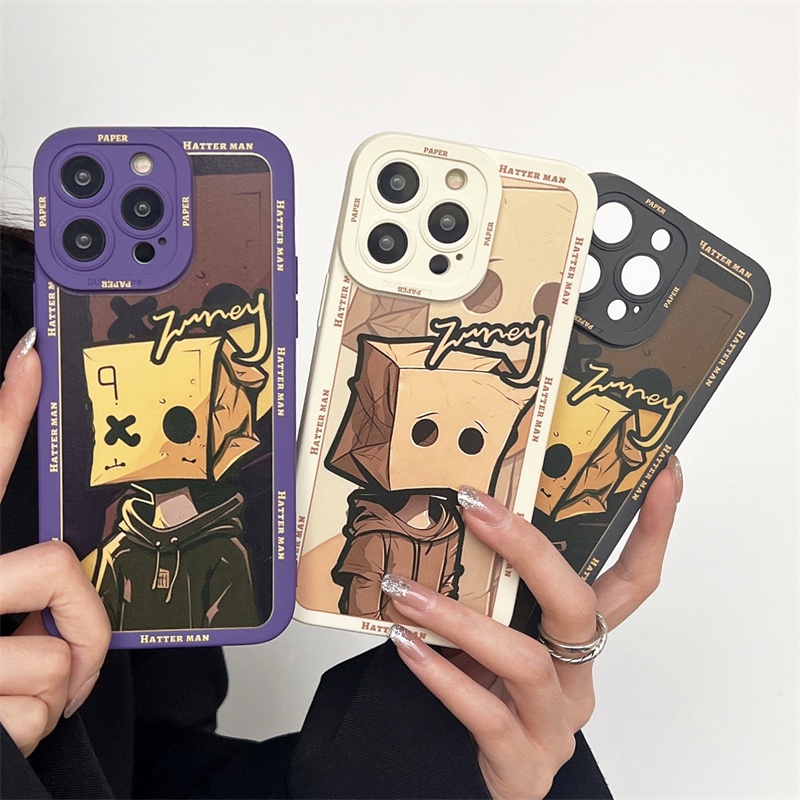 Ốp Điện Thoại Tpu Dẻo Họa Tiết Hoạt Hình Đôi Mắt Thiên Thần Độc Đáo Cho iPhone 14 13 12 11 Pro XR XS MAX