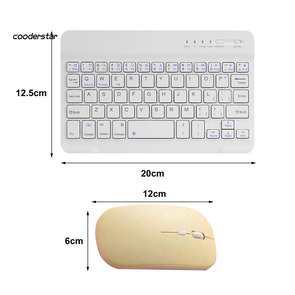 Bàn PhíM Mini Không Dây 800 / 1200 / 1600DPI NhiềU MàU SắC