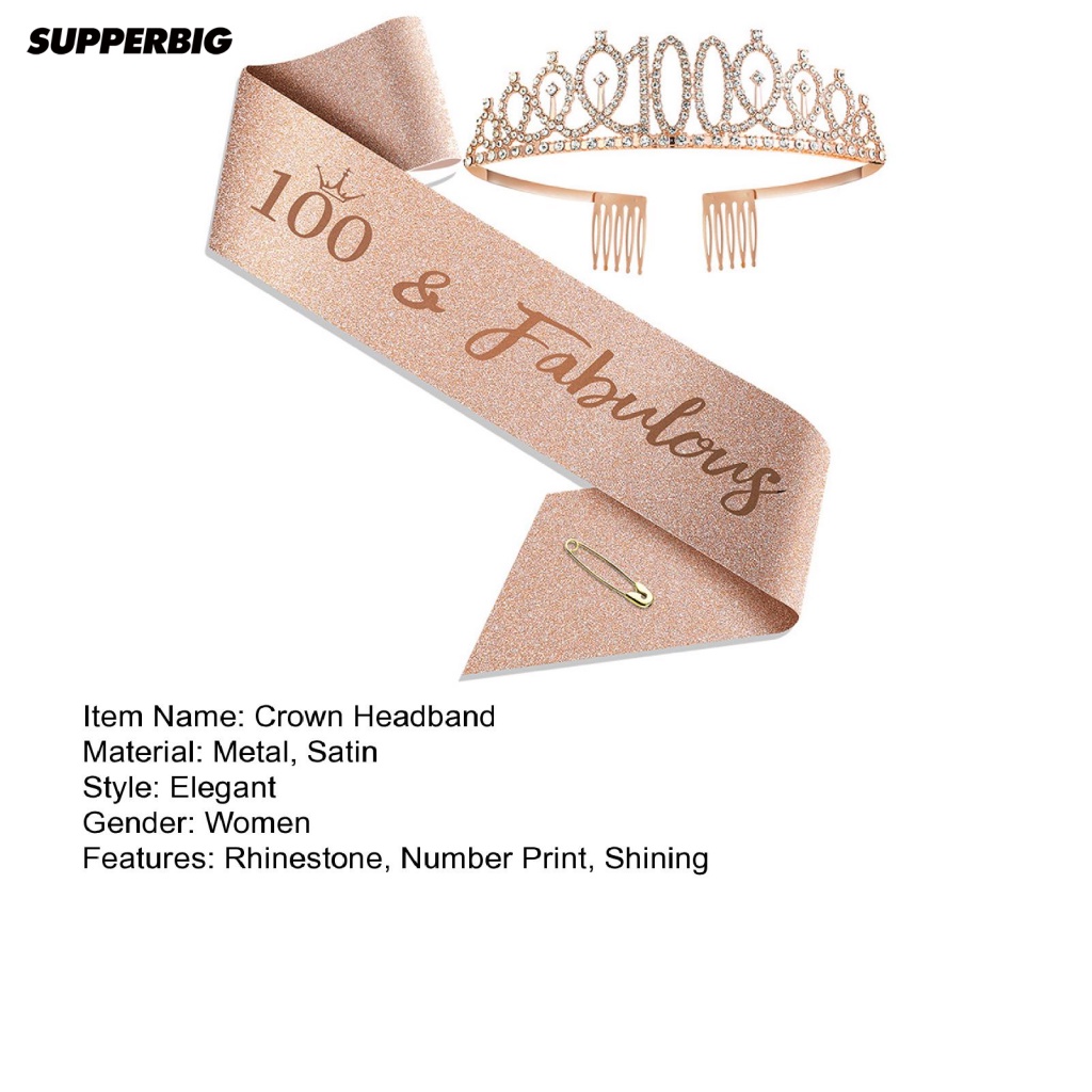 Vương Miện Thắt Dây Ruy Băng Đáng Yêu Cho Tiệc Sinh Nhật