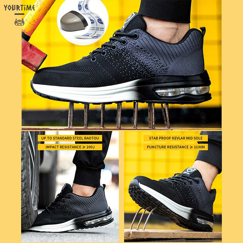 Giày Thể Thao Thoáng Khí Bảo Vệ Chân Cho Nam Nữ