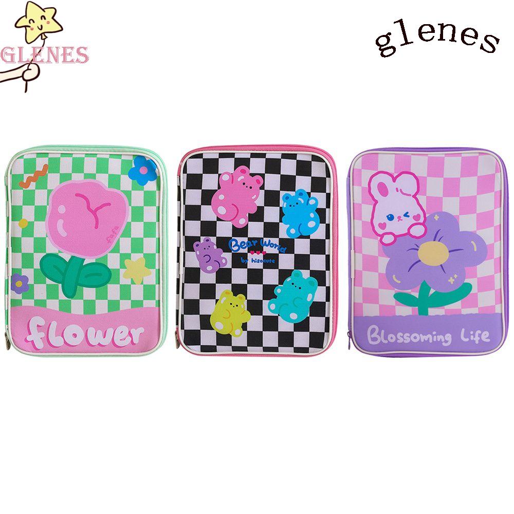 Túi Đựng Laptop Bằng Da PU Họa Tiết Hoạt Hình Có Khóa Kéo Tiện Dụng