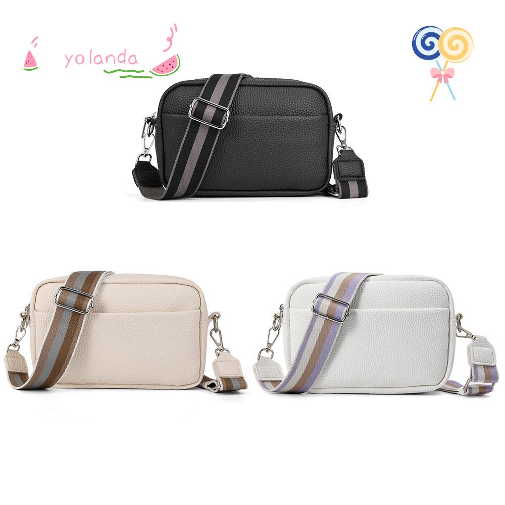 Túi Da PU Đeo Chéo Đựng Máy Ảnh Có Khóa Kéo Kiểu Cổ Điển Cho Bạn Gái