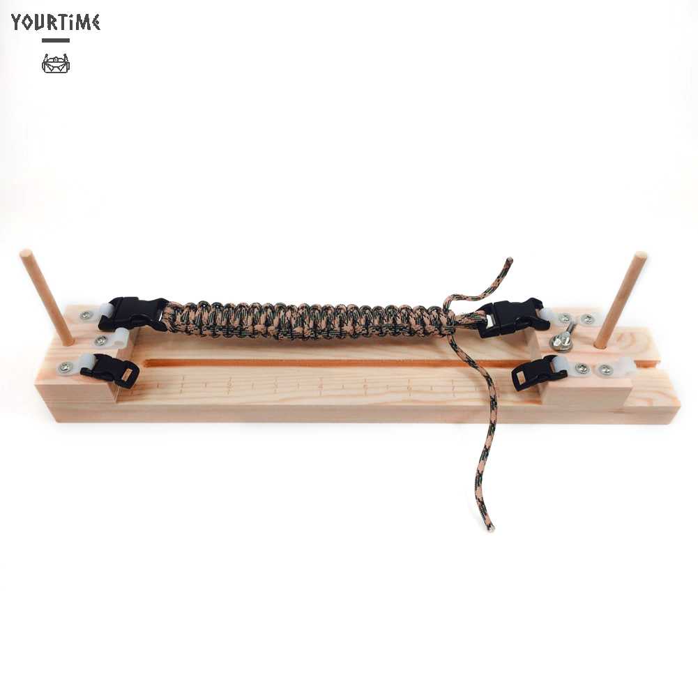 Bộ Dụng Cụ Dệt Vòng Đeo Tay Bằng Gỗ Có Thể Điều Chỉnh Độ Dài
