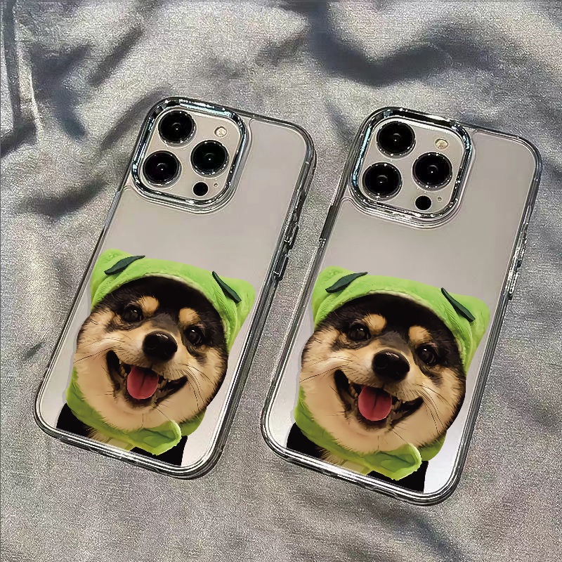 ✅Ốp Điện Thoại Dẻo Họa Tiết Chú Chó Dễ Thương Chống Sốc Cho iPhone12max 7813 11 14pro 56OQ