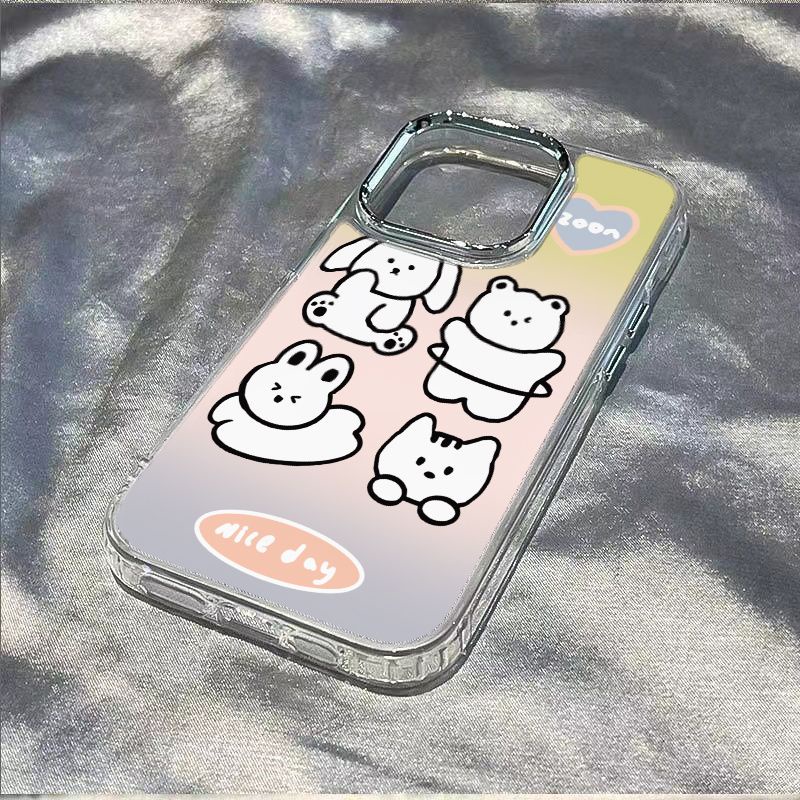 ✅Ốp Điện Thoại Mềm Chống Sốc In Hình Cá Heo Hoạt Hình Cho Apple Max13Plus iPhone127 14pro / 11 8