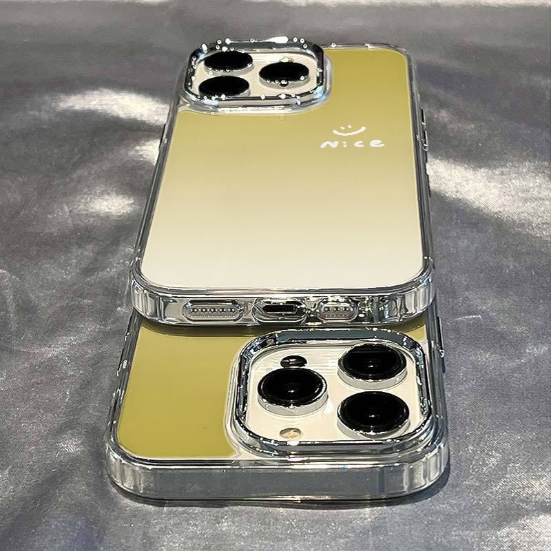 ✅Ốp Điện Thoại Mềm Chống Sốc Họa Tiết Mặt Cười Màu Gradient 11max7 13In 14pro 12 8plus Z7KP