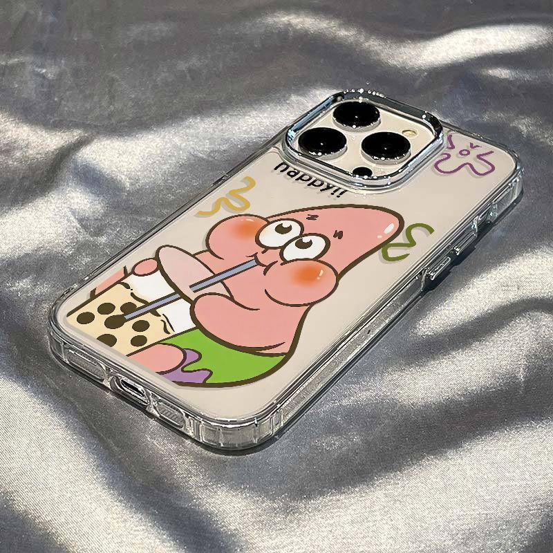 ✅Ốp Điện Thoại Dẻo In Hình Patrick Star Chống Sốc Đơn Giản Cho Iphone 13I 12 711 14 Pro 8Xs 9NDP
