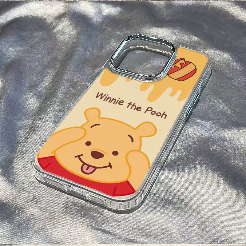 ✅Ốp Điện Thoại Mềm Chống Sốc In Hình Gấu Pooh Cho iPhone12max / xs13plus 14pro 87 11