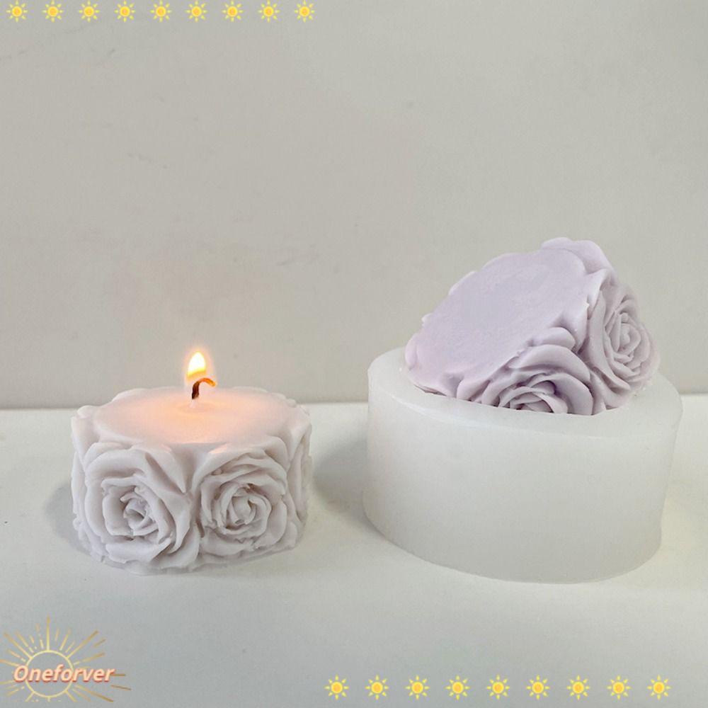 Khuôn Silicone Tạo Hình Hoa Hồng Làm Nến Trang Trí Tiệc Cưới