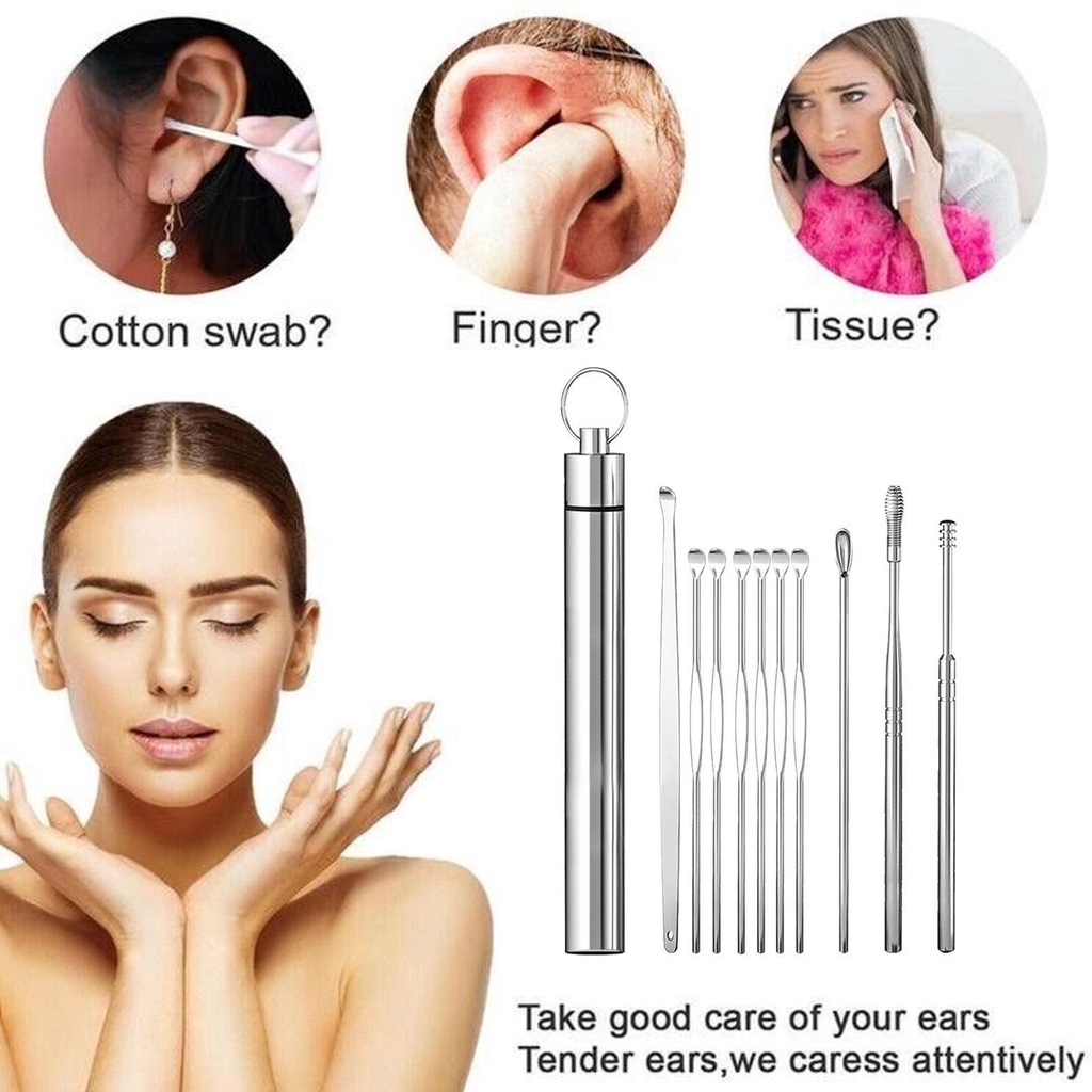 Bộ Dụng Cụ Lấy Ráy Tai O0J9 Chuyên Dụng Chất Lượng Cao