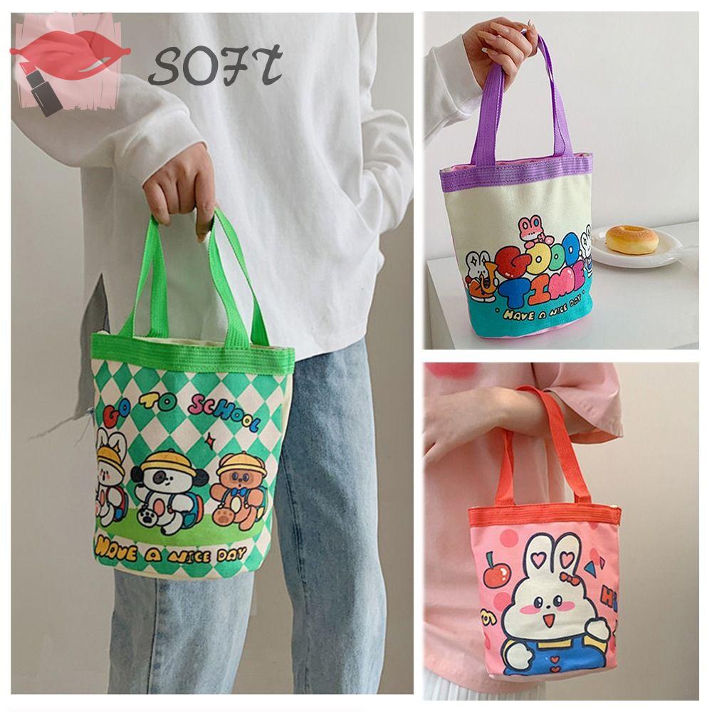 Túi Xách Vải Canvas In Họa Tiết Graffiti Thời Trang Dành Cho Nữ