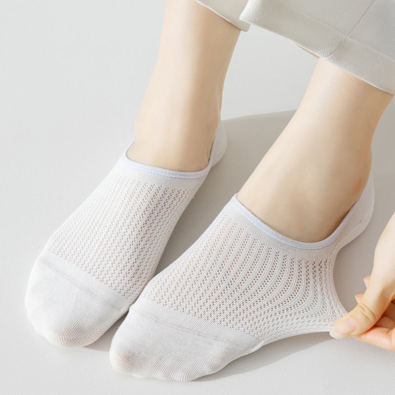 Đôi Vớ Bằng Vải Cotton Mềm Thoáng Khí Thời Trang Mùa Hè Sành Điệu Cho Nữ