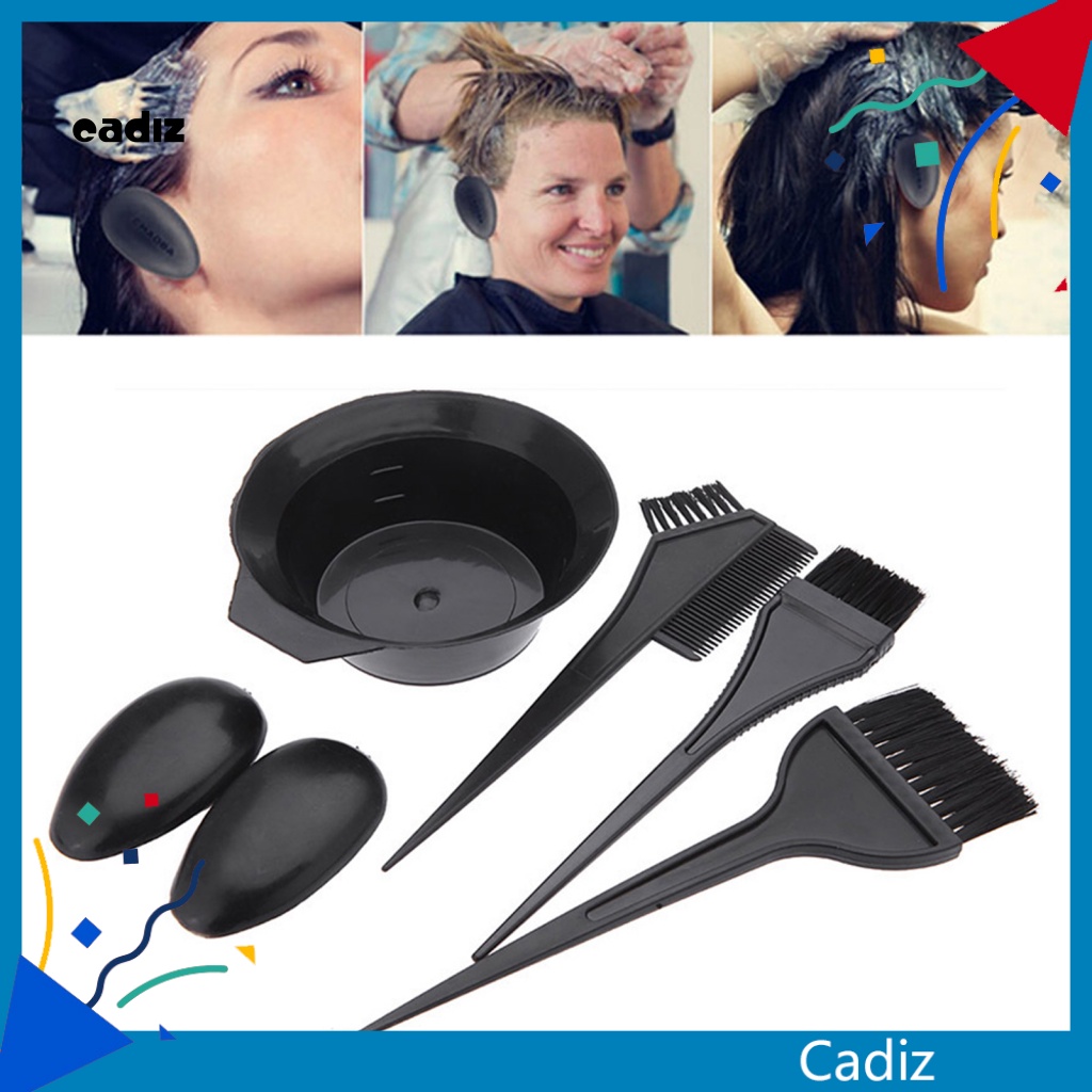 Bộ 5 Dụng Cụ Nhuộm Tóc Tại Nhà Bằng Nhựa Đa Năng Tiện Dụng