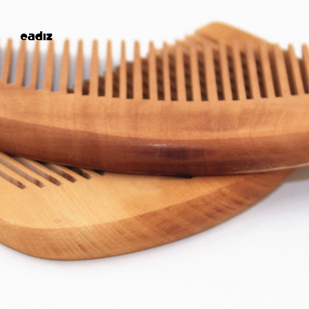 Bộ 2 Lược Gỗ Chống Tĩnh Điện Chăm Sóc Tóc Cho Nữ