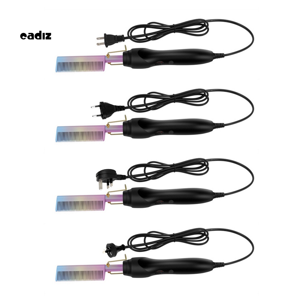 Lược Điện Chải Thẳng Tóc Đa Năng Bằng Hợp Kim Dễ Sử Dụng Cho Nữ