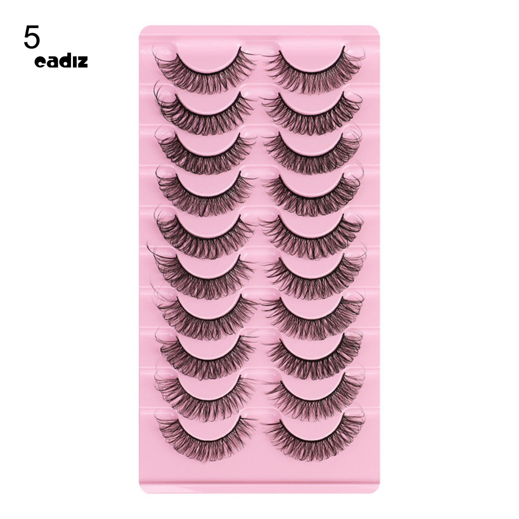 Hộp 20 Lông Mi Giả Dày Cong Trang Điểm Làm Đẹp Cho Nữ