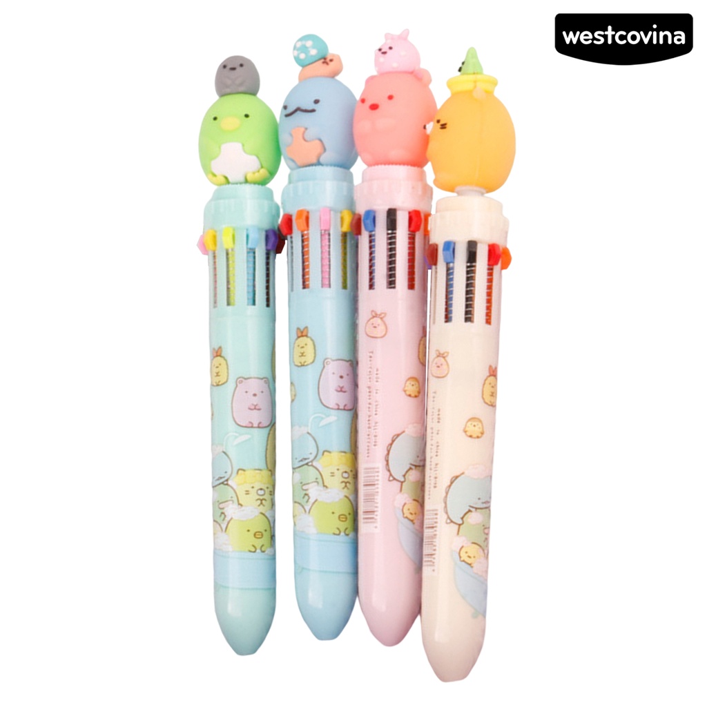 [WSTN] [WSTN]✎Bút Bi Họa Tiết Hoạt Hình Nhanh Khô Không Mùi Tiện Dụng