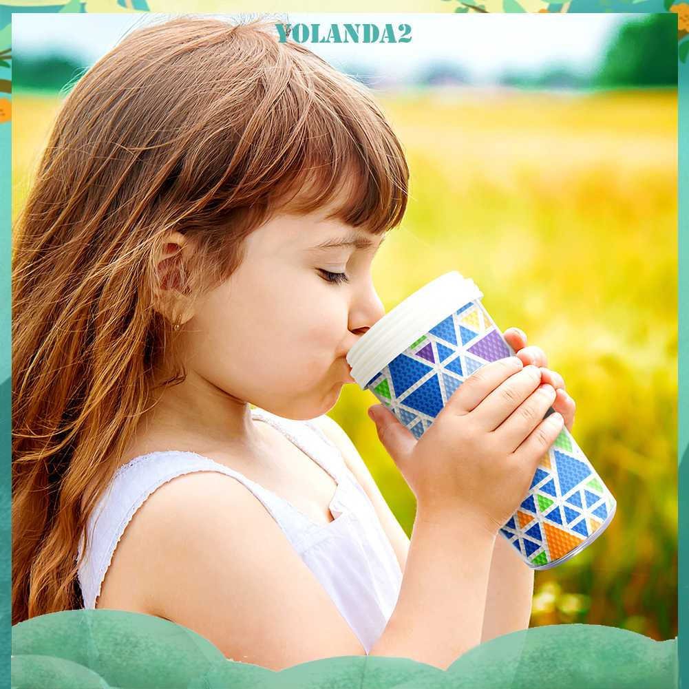 Cốc Nước Thể Thao Ngoài Trời Không BPA Chống Rò Rỉ Sơn Kim Cương DIY