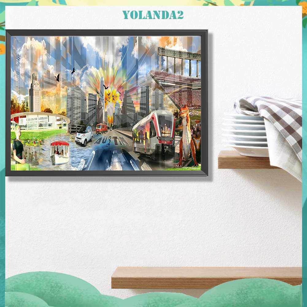 Tranh Đính Đá Kim Cương Toàn Bộ 5D DIY Hình Vẽ Trừu Tượng Trang Trí Nhà Cửa