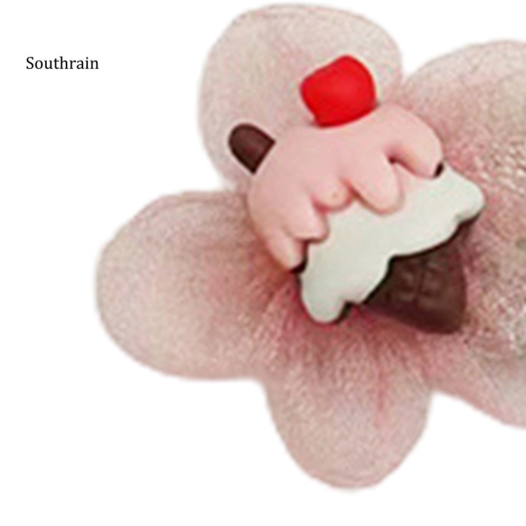 Kẹp Tóc Trang Trí Hình Cây Kem Hoạt Hình Siêu Nhẹ Không Gây Kích Ứng Bằng Thép Titan Dễ Sử Dụng Cho Thú Cưng