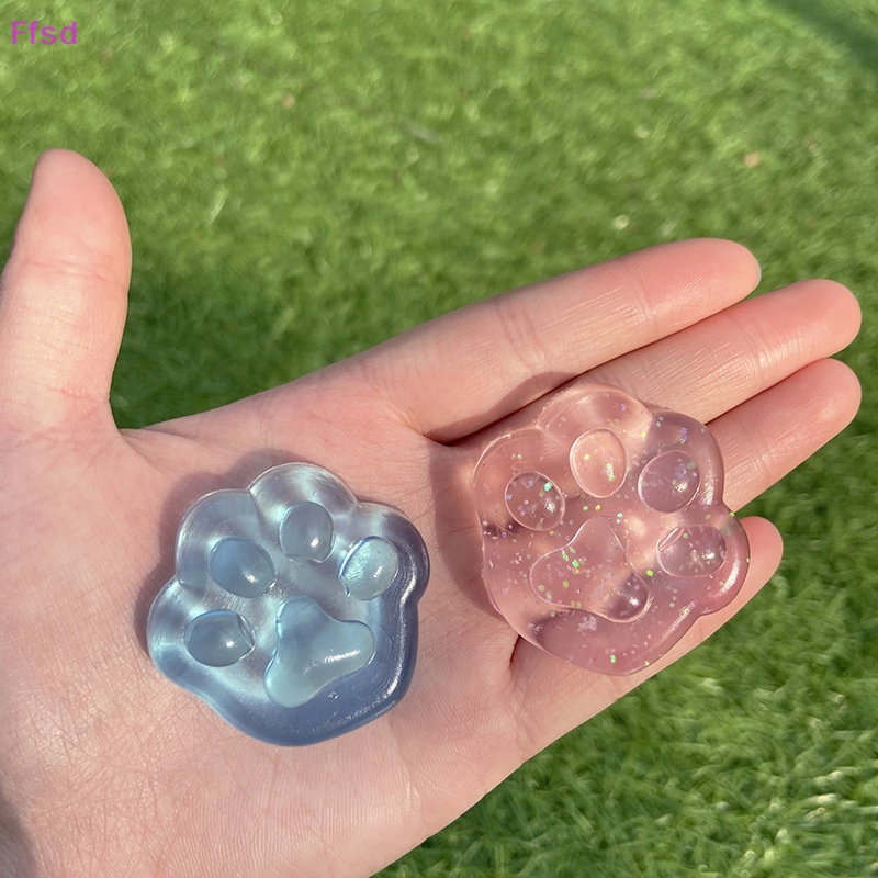 {Ffsd} Đồ Chơi Con Dấu Chân Mèo Mini Dễ Thương Giảm Căng Thẳng Làm Quà Tặng * Bán Chạy