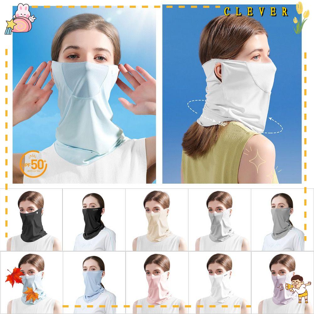 1 Băng Đô Lụa Lạnh Che Mặt Và Cổ Chống Nắng Chống Gió Thoáng Khí