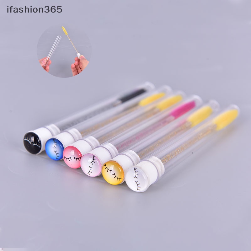 Ống Cọ Chuốt Lông Mày Chống Bụi Dùng Một Lần Tiện Lợi ifashion365