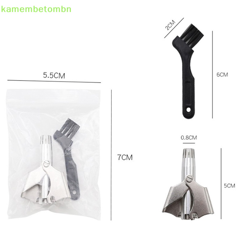 Kamembbn 1 Dao Cắt Tỉa Lông Mũi / Tai / Cạo Râu Chuyên Nghiệp Bằng Inox Cho Nam vn