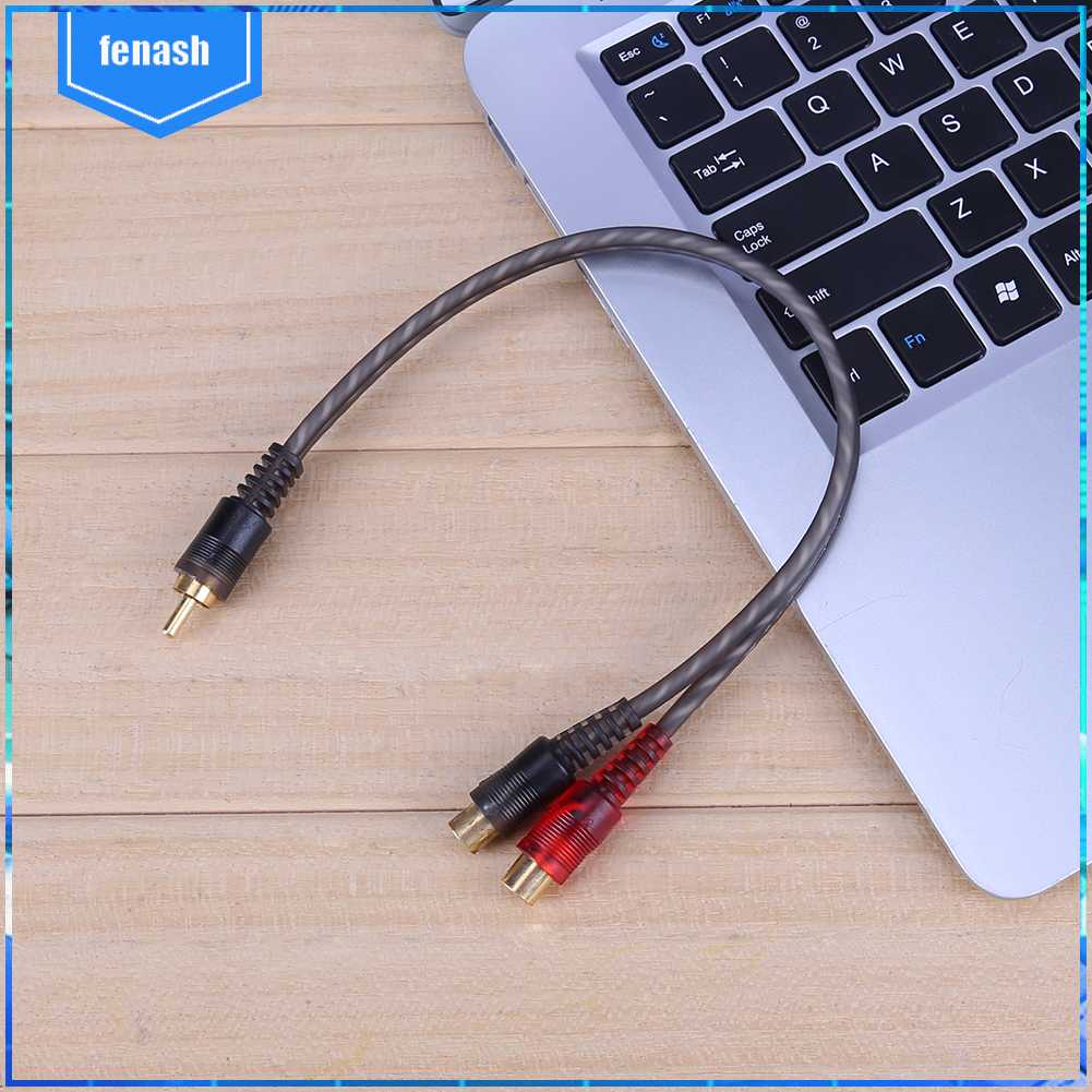 1 Dây Cáp Chia Cổng 1 RCA Sang 2 Cổng RCA Dài 30cm Cho Hệ Thống Âm Thanh Xe Hơi #Q [fenash.vn]