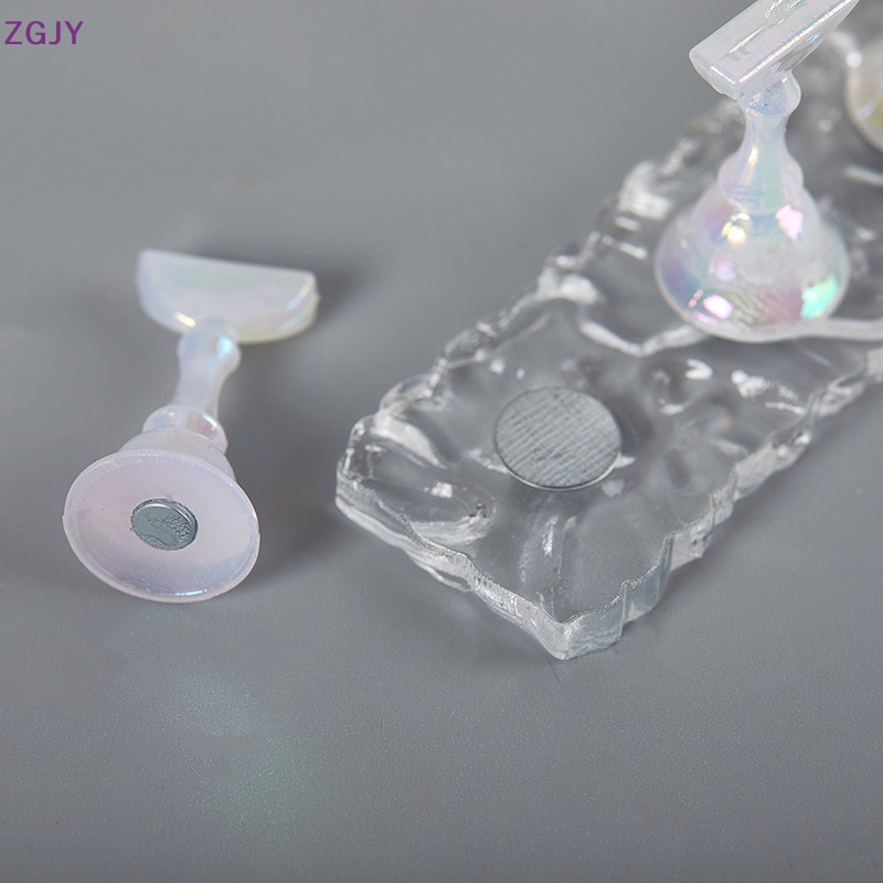 Giá Đỡ Trưng Bày Móng Tay Giả Từ Tính Bằng Acrylic Mới