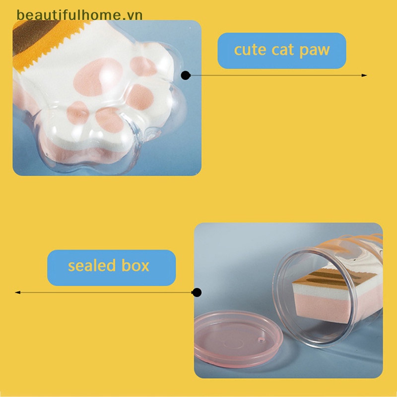 Mút Trang Điểm Hình Móng Vuốt Mèo Dễ Thương
