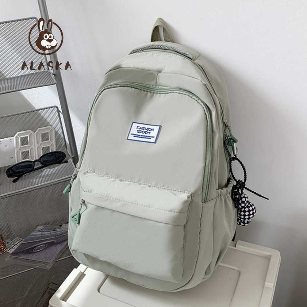 Ba Lô Đựng Laptop Màu Trơn Nhỏ Gọn Thời Trang Cho Nữ [alaska.vn]