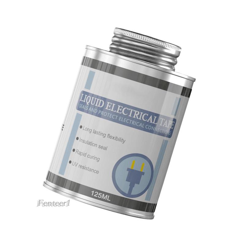 [Fenteer1] Băng Keo Điện Dẻo Màu Đen Cách Nhiệt Nhanh Khô Linh Hoạt Sử Dụng Trong Nhà Và Ngoài Trời