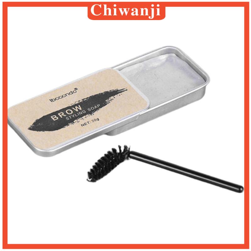 Xà Phòng Chải Lông Mày 4D Kèm Cọ Trang Điểm Tiện Dụng