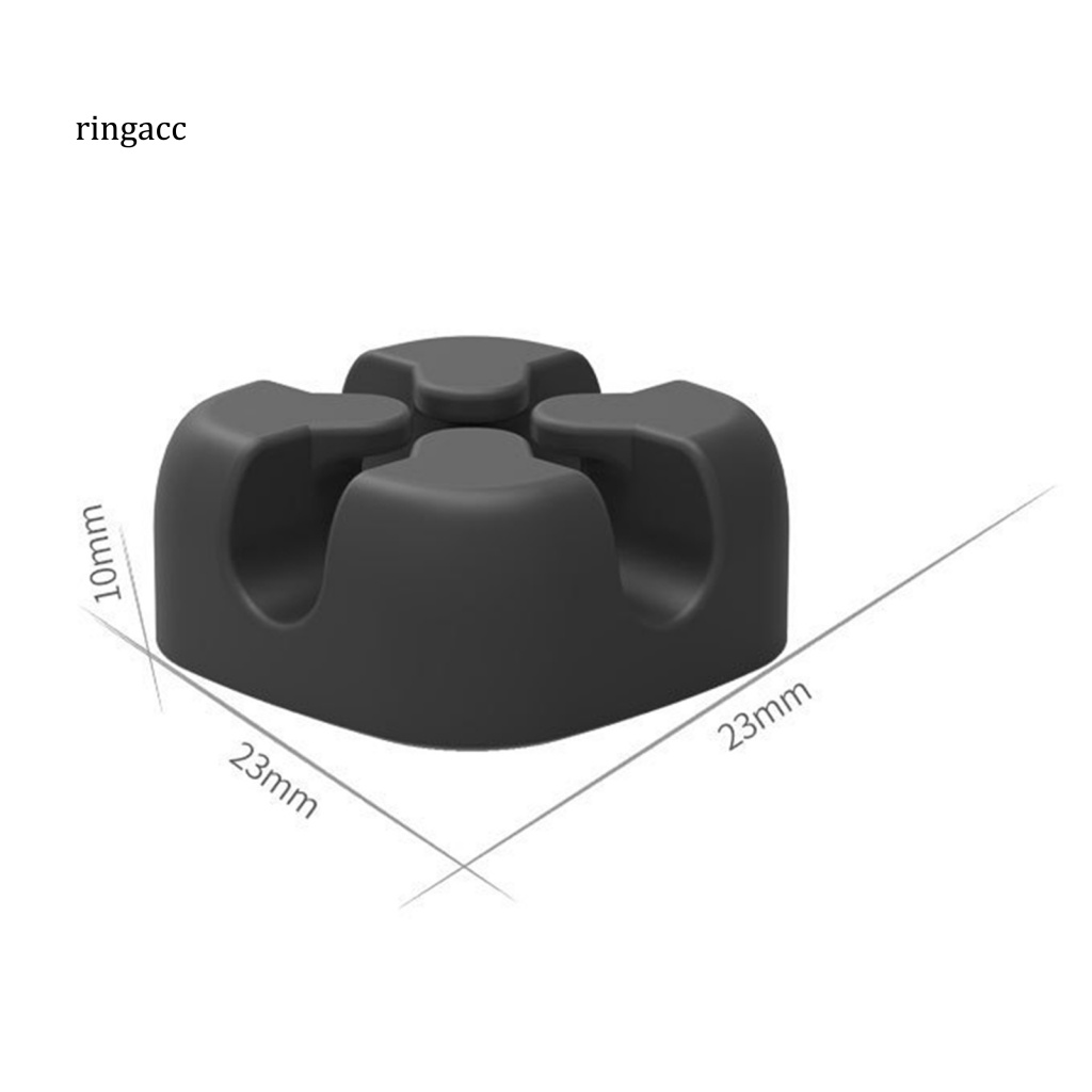 Dụng Cụ Quấn Dây Cáp Dữ Liệu Tự Dính Bằng Silicon Cho Điện Thoại Di Động Văn Phòng