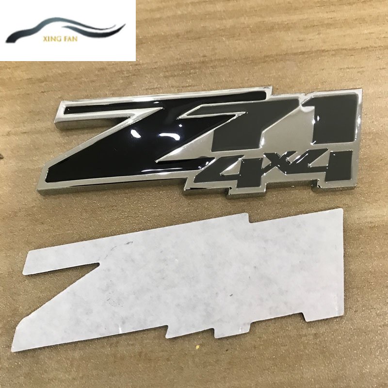 Miếng Dán Kim Loại Z71 4X4 Trang Trí Đuôi Xe Hơi Chevrolet Silverado Chevy Colorado Z71 4X4
