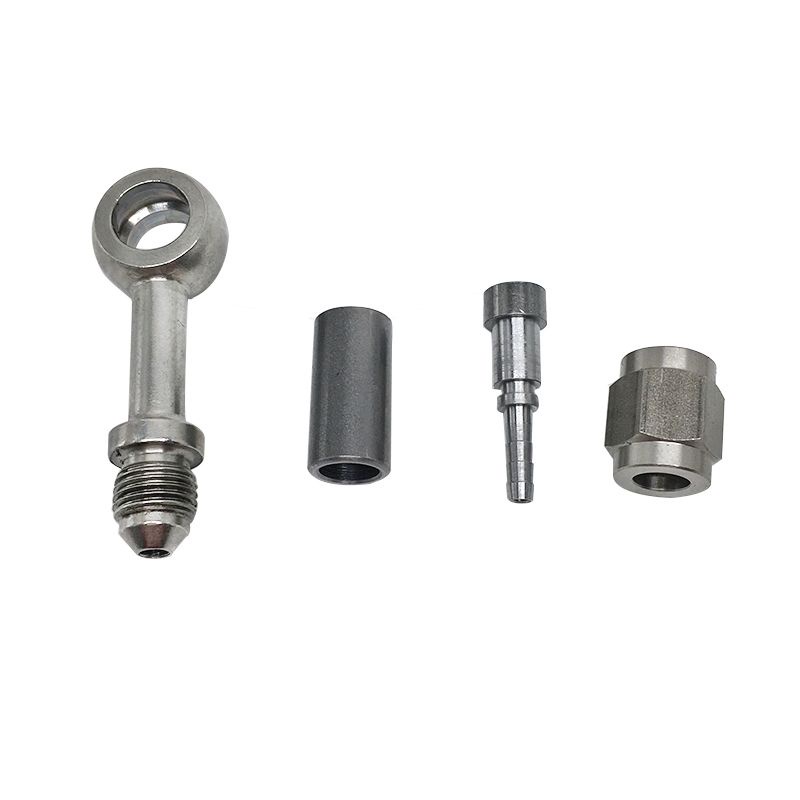 Đầu Ống Dẫn Dầu Phanh 0 / 28 / 75 Độ M10 Bằng Inox Chuyên Dụng Cho Xe Mô Tô