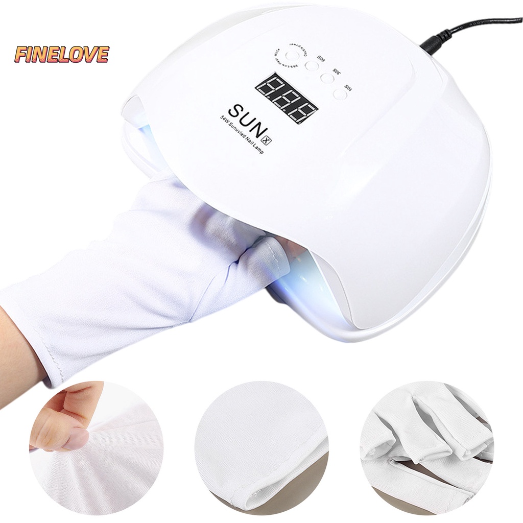 1 Đôi Găng Tay Chống Tia UV Đa Năng Trọng Lượng Nhẹ Dành Cho Nữ