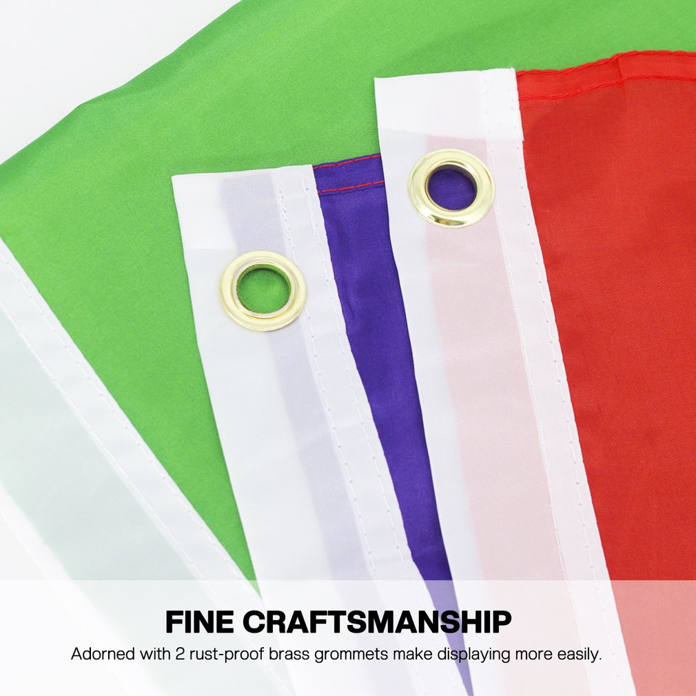 =Christmas=150x90 Cm Lesbian Pride Flag Fade Resistant Brass Grommet Rainbow Flag