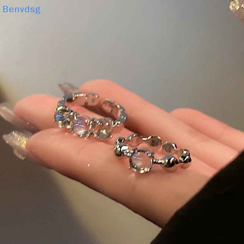 Bộ 2 Nhẫn Hợp Kim Dạng Mở Đính Đá Phong Cách Vintage Thời Trang