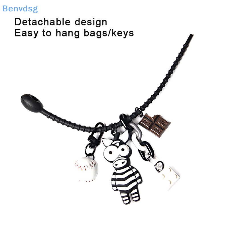 Móc Chìa Khóa Silicon Hình Động Vật Hoạt Hình Vui Nhộn Cho Bé