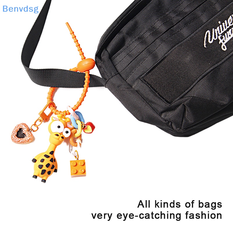 Móc Chìa Khóa Silicon Hình Động Vật Hoạt Hình Vui Nhộn Cho Bé