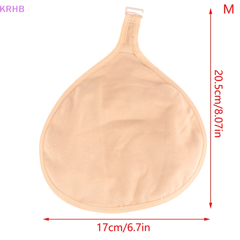 Krhb Móc Cài Áo Ngực Giả Hình Tam Giác Bằng Cotton Nhỏ Gọn Bảo Vệ Ngực Mới