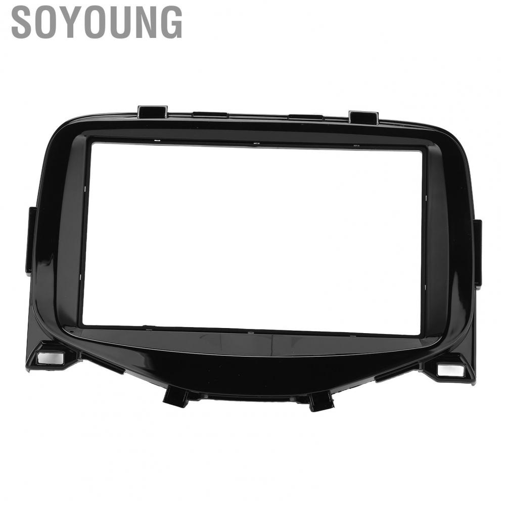 Soyoung Car Stereo  Fascia 2Din Car Console Panel Frame Panel Frame For