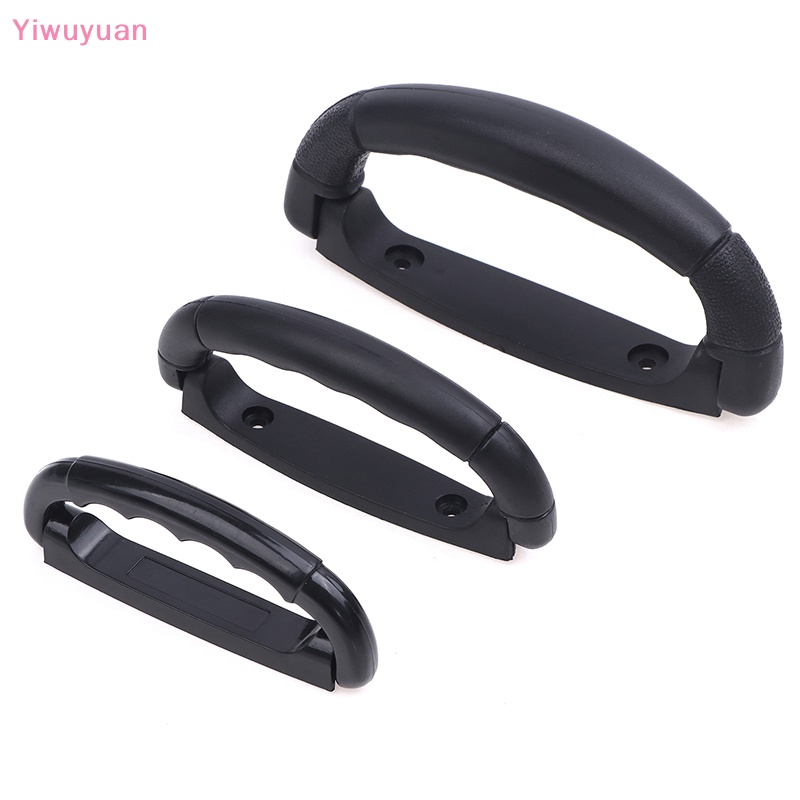 < Yiwuyuan > Núm Tay Cầm Túi Khí Vali Bằng Nhựa Màu Đen Sáng Tạo Chống Trượt Có Thể Gập Lại Thay Thế Mới