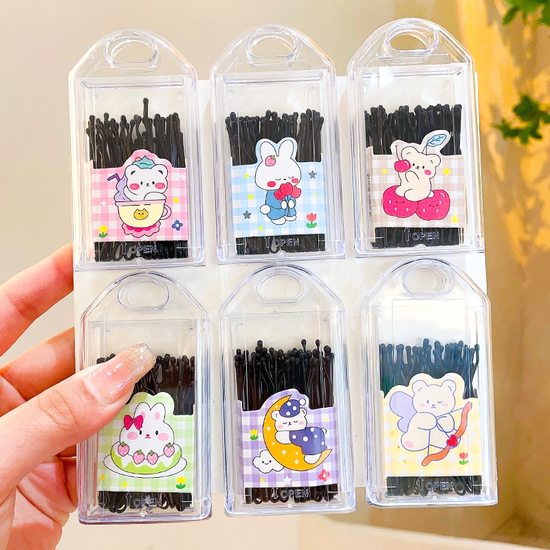 Hộp Kẹp Tóc Thời Trang Mùa Hè Hàn Quốc