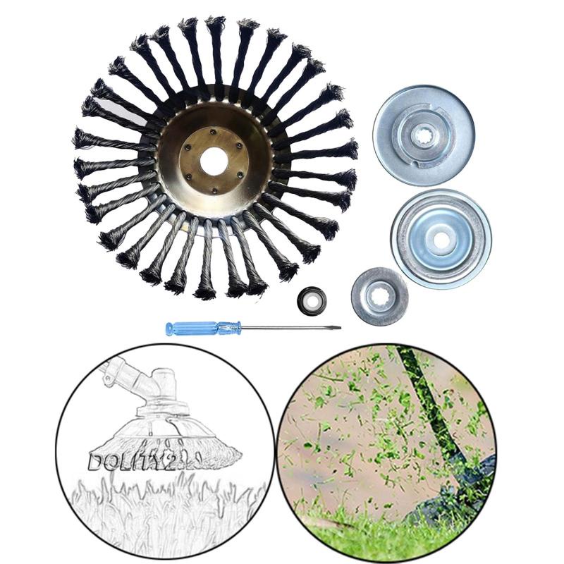 [Dolity2] Đầu Cắt Cỏ Bằng Dây Có Bàn Chải Cho Công Cụ Làm Vườn Thú Vị