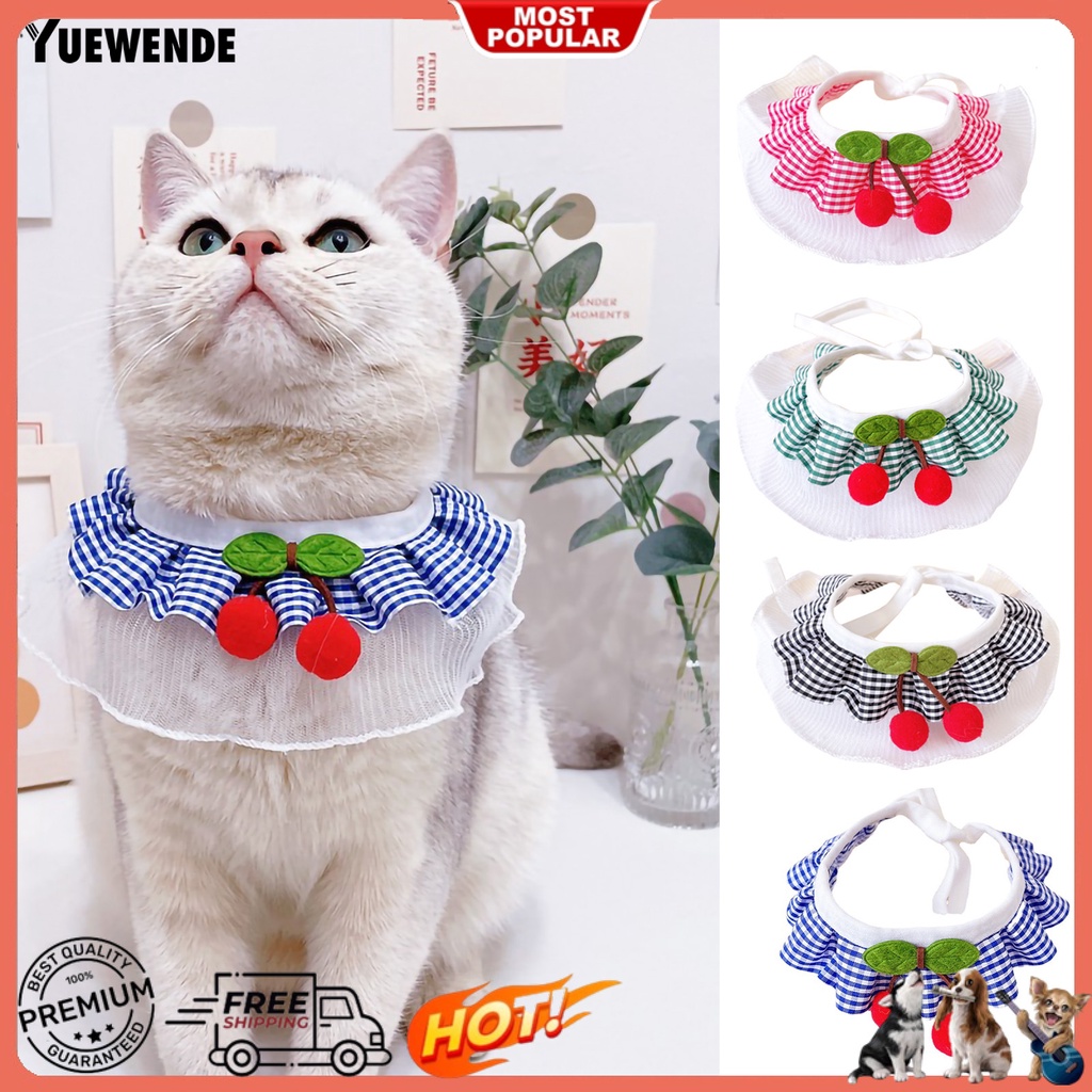 Vòng Cổ Hình Trái Cherry Xinh Xắn Cho Thú Cưng