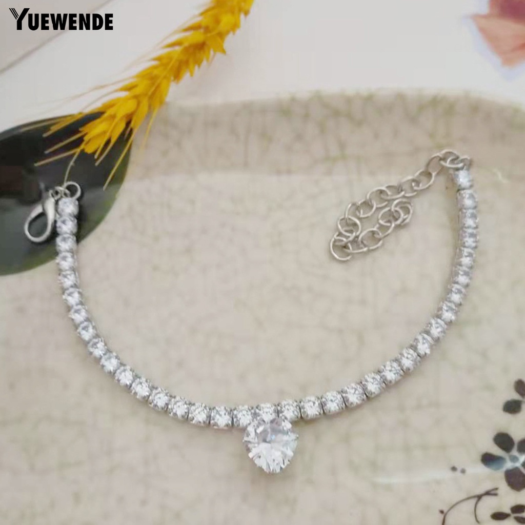 Vòng Cổ Đính Pha Lê Giả Hình Trái Tim Cho Thú Cưng