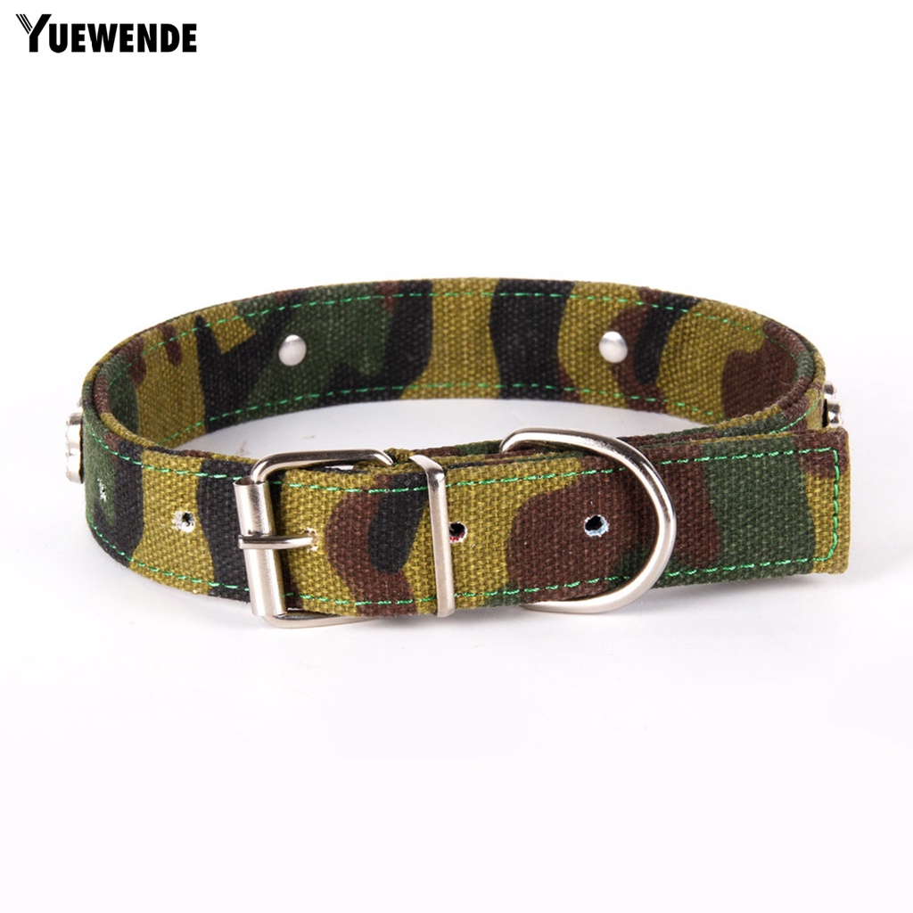 Vòng Cổ Họa Tiết Rằn Ri Đính Đá Thời Trang Cho Thú Cưng YQ.E